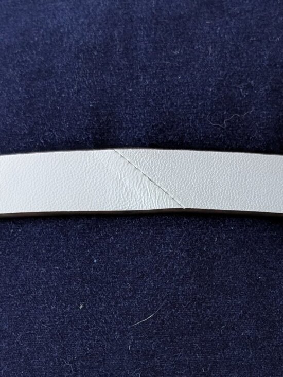 Tory Burch Reversible Leather Belt White Tan XS main image 9